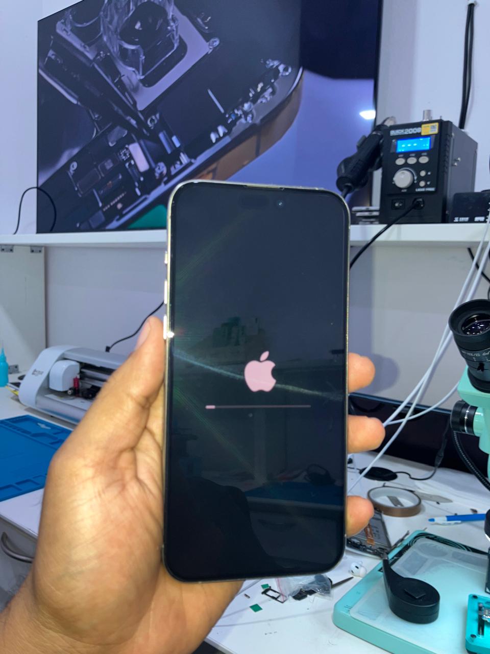 Samsung mobile repair at S.M Mobile Care Bengaluru - professional logo installation and repair service